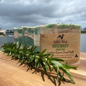 Camel Milk Rosemary Soap Bars - Pack of 4